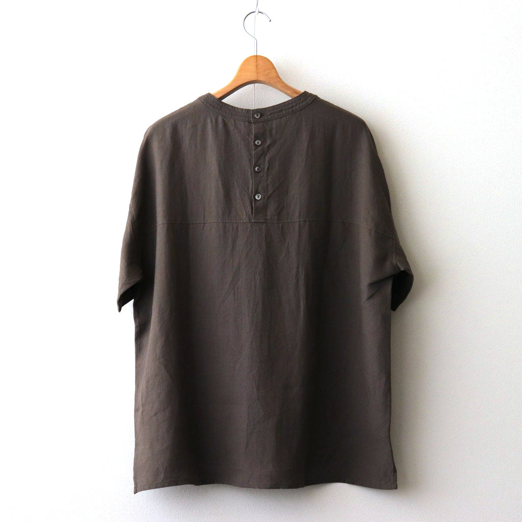 Triple Washer Linen Back Button SH #021 Mocha [TS220SH081]