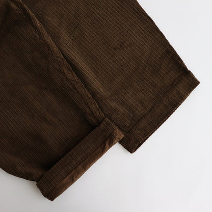 Parent-child corduroy gathered pants #Brown [US244PT018]