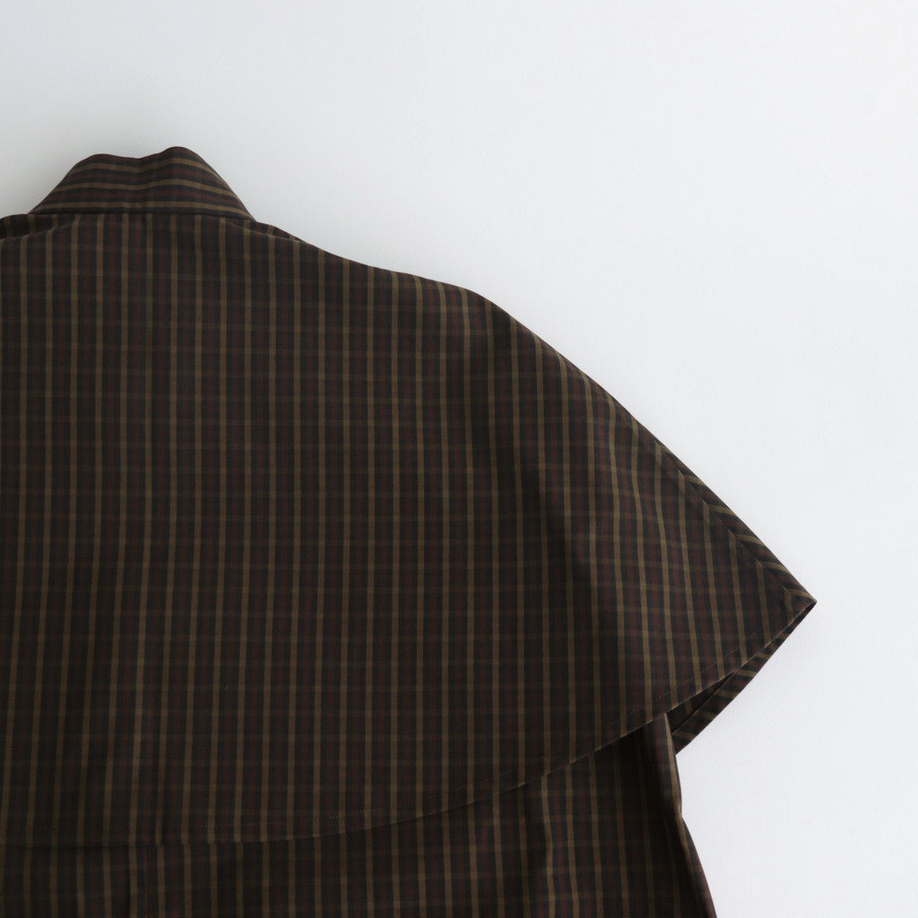 ROBINSON'S.C CAPE COAT #DARK BROWN [no.6432]