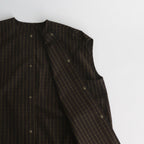 ROBINSON'S.C CAPE COAT #DARK BROWN [no.6432]