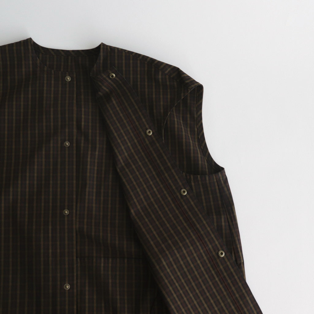 ROBINSON'S.C CAPE COAT #DARK BROWN [no.6432]