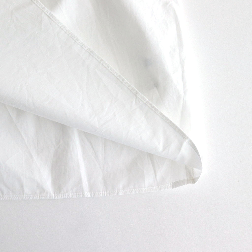 Cotton Typewriter Shirring BL #010 White [UT241BL045]