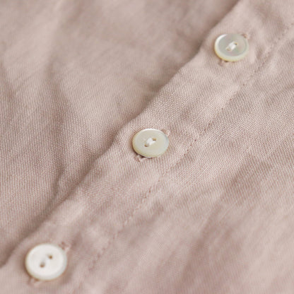 Triple Washer Linen Back Button SH #038 Smoky Pink [TS220SH081]