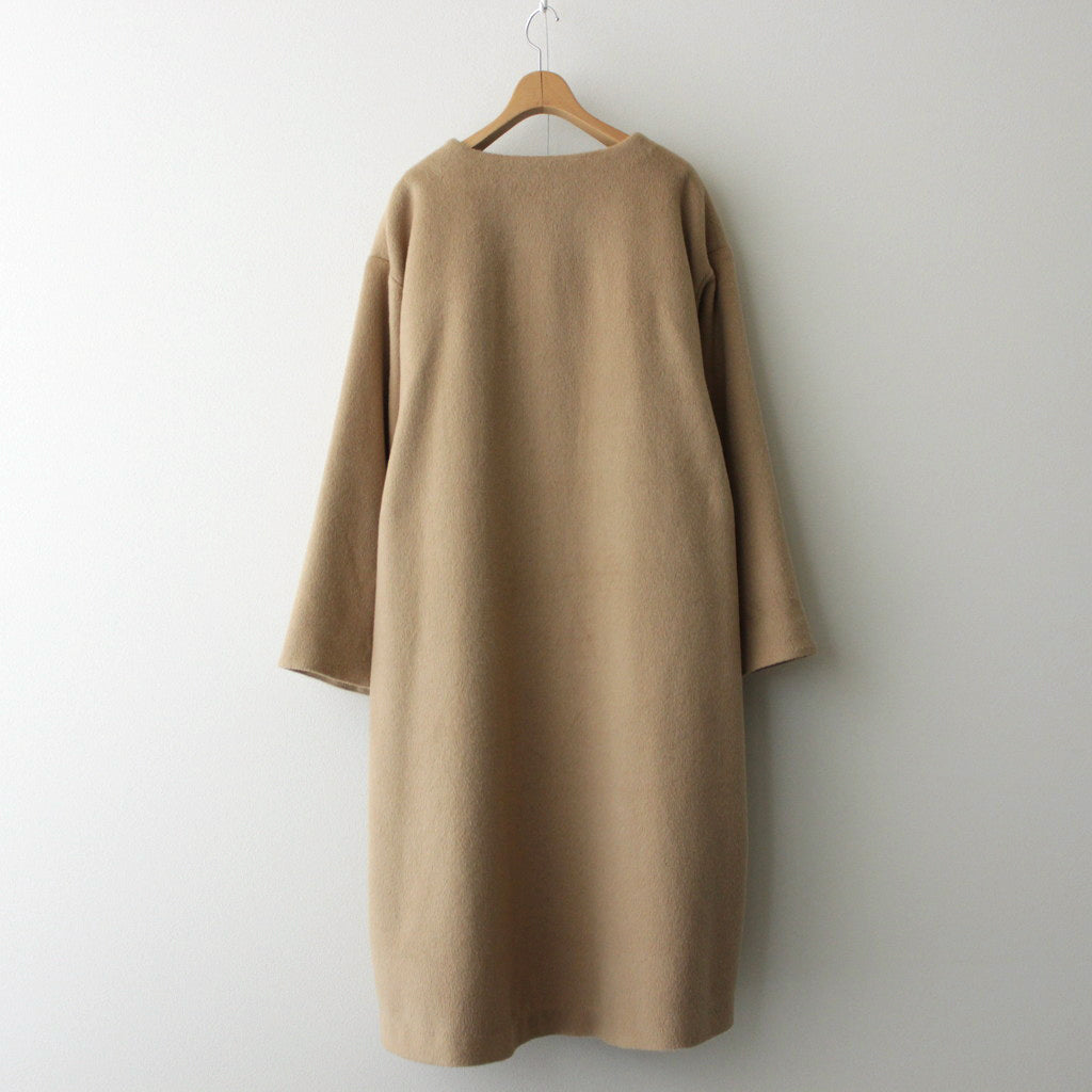時雨る森 wide coat #camel [TLF-124-co002-as]