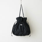S.J. DRAWSTRING TOTE BAG #Black [no.8263]