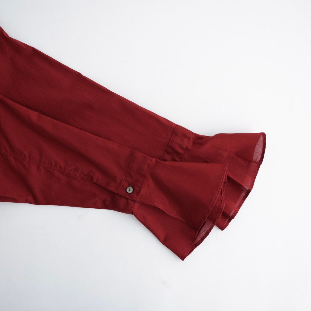 沈黙の音色 Yoke dress #Bordeaux [26F-OP001-CL]