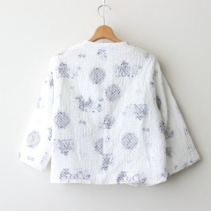 TRELLIS C.S BOLERO JACKET #London Blue Willow [no.7443]