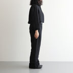 DENSELY LINEN TRIMING BOLERO #Black [no.7311]