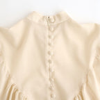輝かしい影 Stand collar blouse #écru [TLF-226-SH001-em]