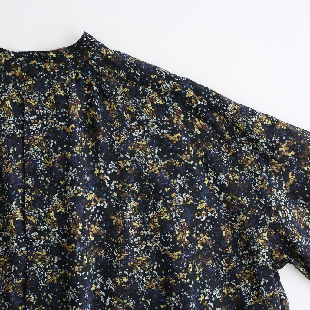 LIBERTY FABRICS ETERNAL COLLECTION Flared blouse #Reflections [TLF-226-SH003-lpl]