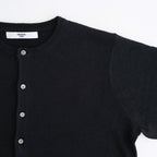 French Pure Linen クルーネックカーディガン #001 クロ [UT262KN001]