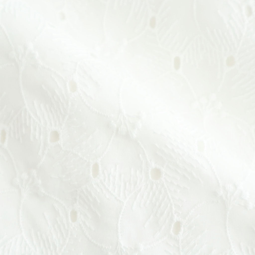 ⼼の花苑 Relaxed-fit trousers #white [TLF-226-PT007-ec]