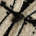 Blocked-Jacquard Jacket #Beige [oni056]