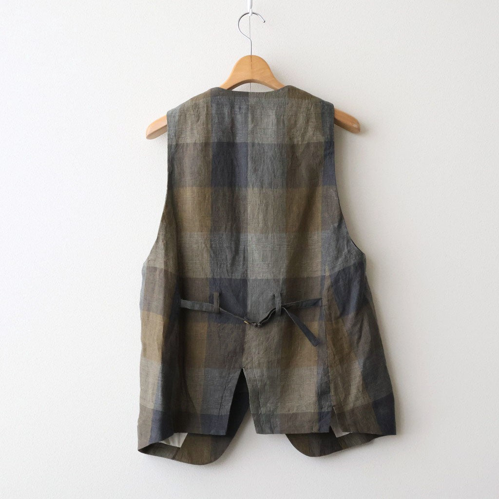 曖昧な風景：Vest #gradation check [11261-09206]
