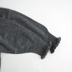 Volant cardigan #charcoal gray [32-0028A]