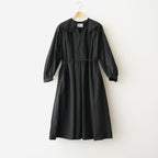 乾いた庭：レースカラーワンピース #black [13261-05111]