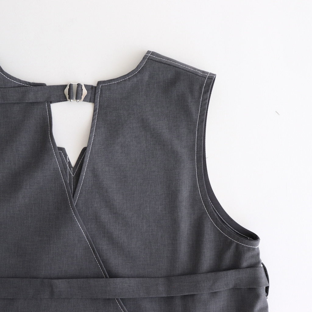 woolly like stitch dress #gray [1559-003]