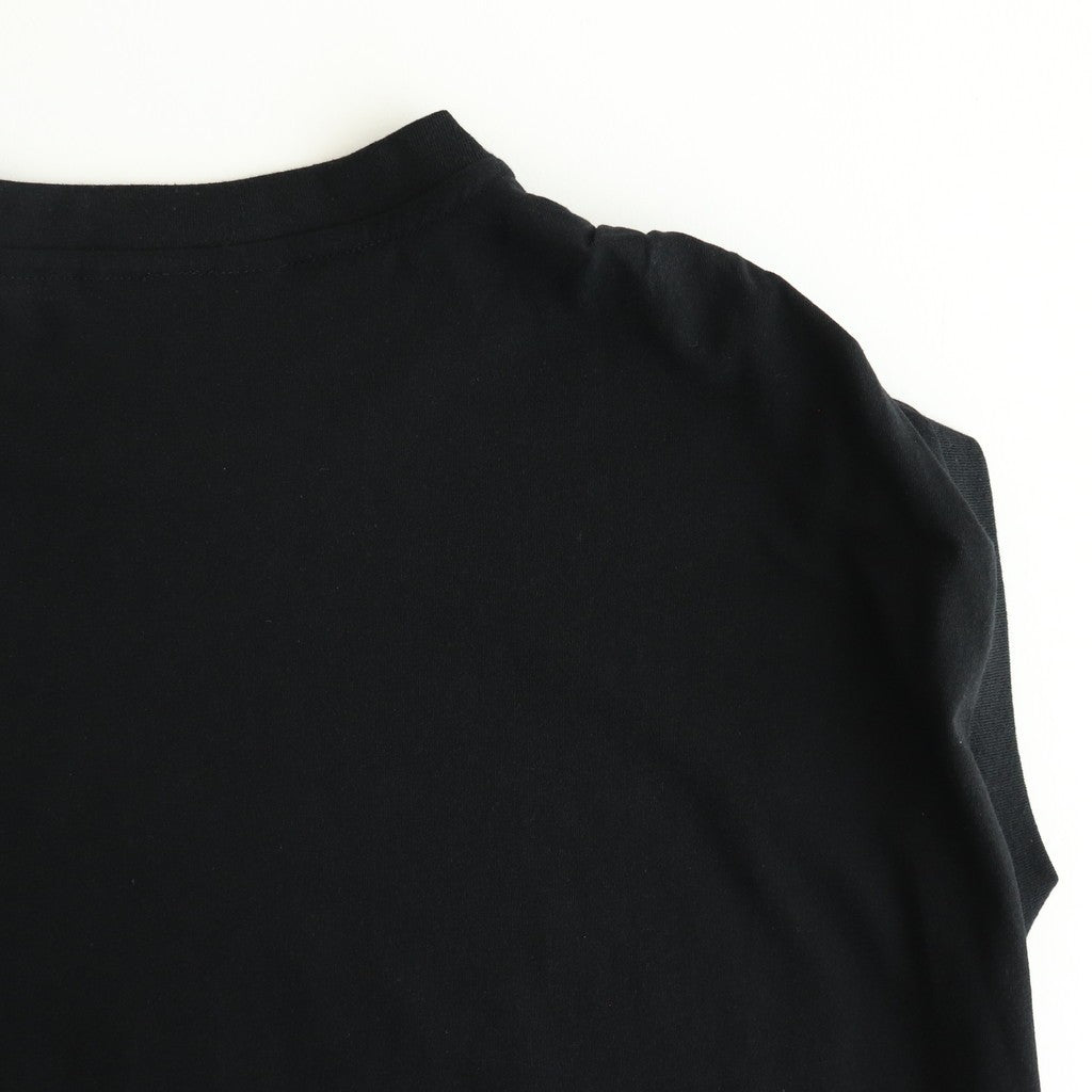 Sleeveless top #Black [TLF-225-cs001-ocj]