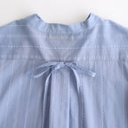 white waffle shirt #blue [1556-001]