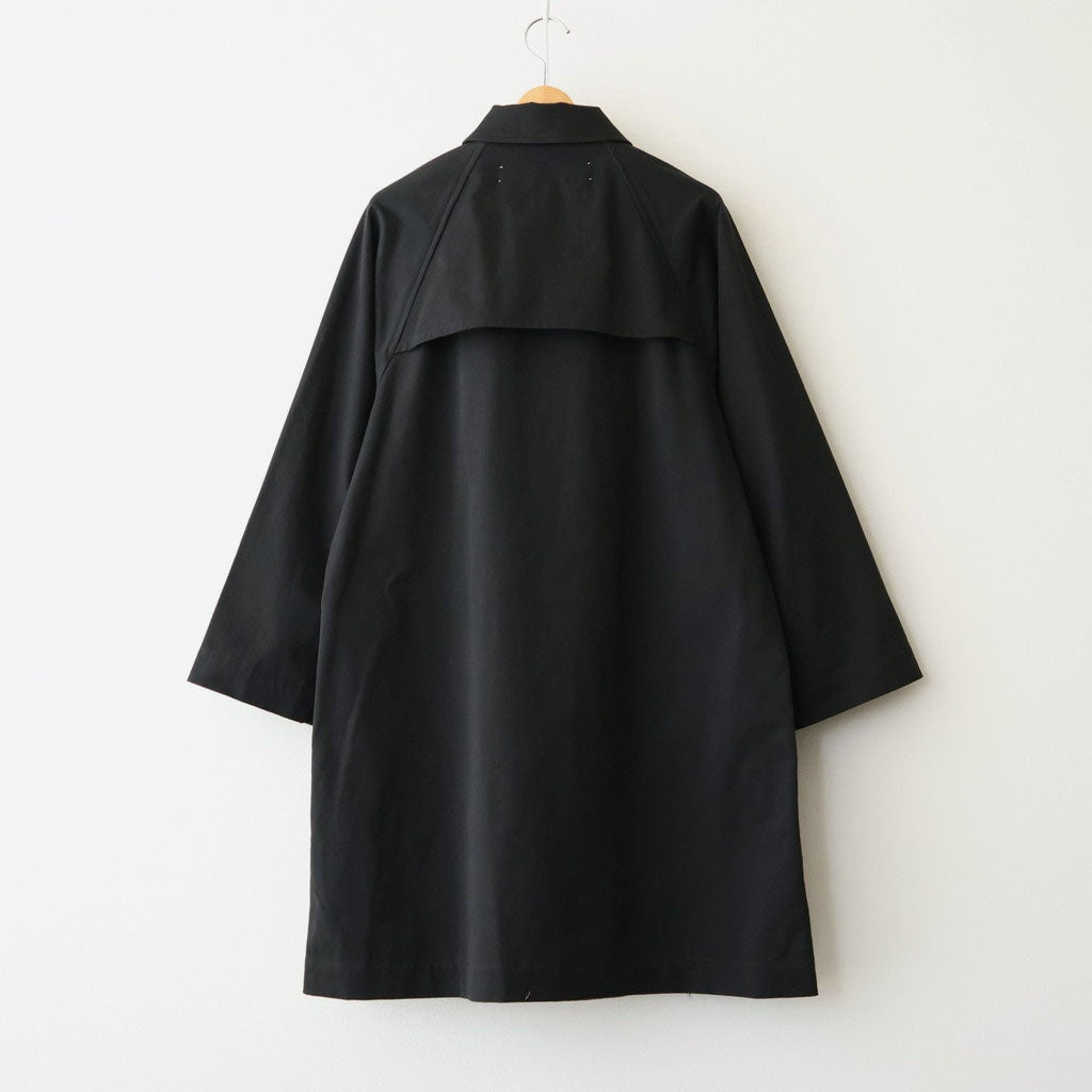 影の涙 Balmacaan coat #Black [26F-CO071-AC]