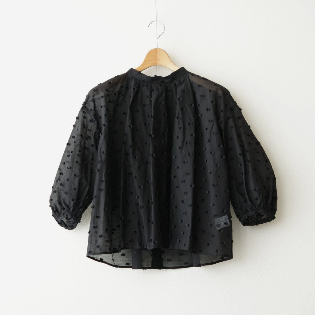C.J. SMOCK BLOUSE #Black [no.8295]