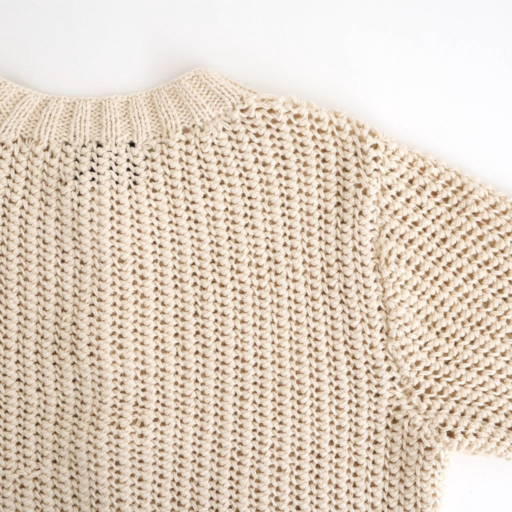 ネパール手編みKNIT クルーネックカーディガン #012 キナリ [PA260KN024]