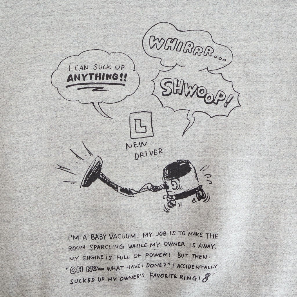 VACUUM BOY SWEAT SHIRT #Heather Gray [no.7971]