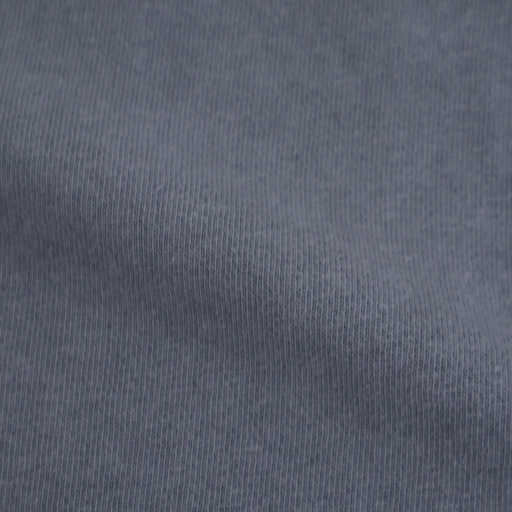 cotton open-end yarn terry wide sweat pants #steel blue [WXSP-UW120]