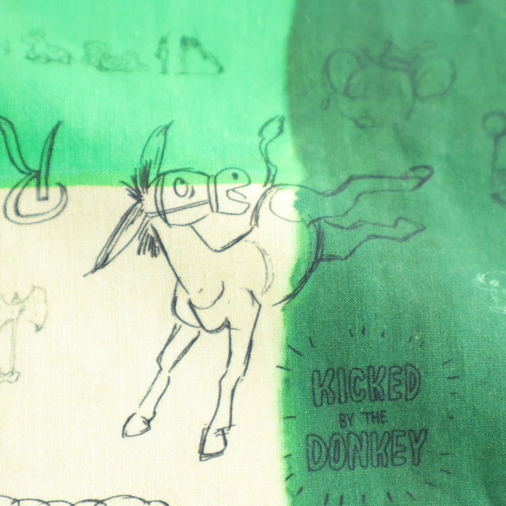 MOSAIC GRAFFITI TOTE BAG #Green [no.7965]