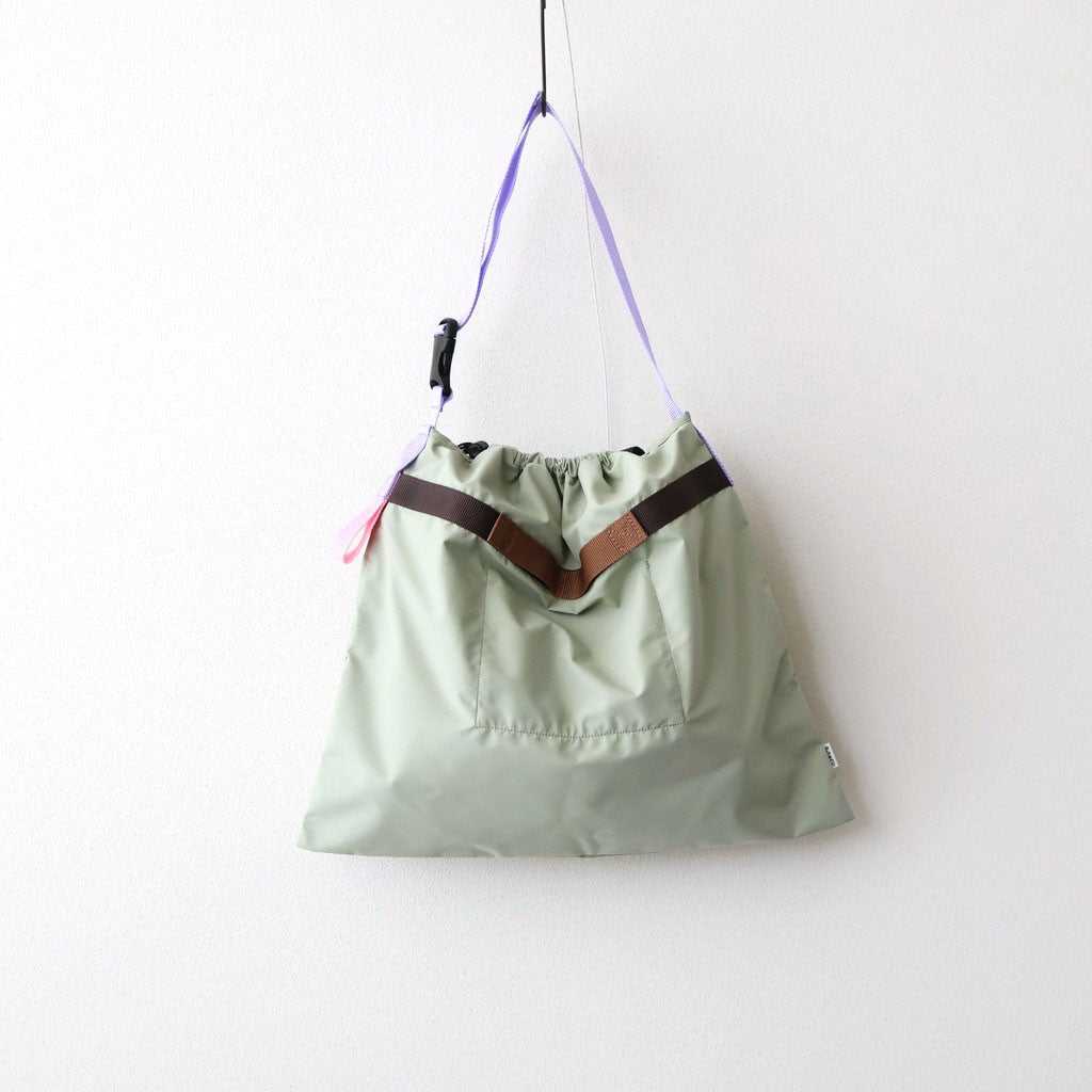 WEATHER PROOF SHOPPING BAG (S) #P.Green [no.7913]