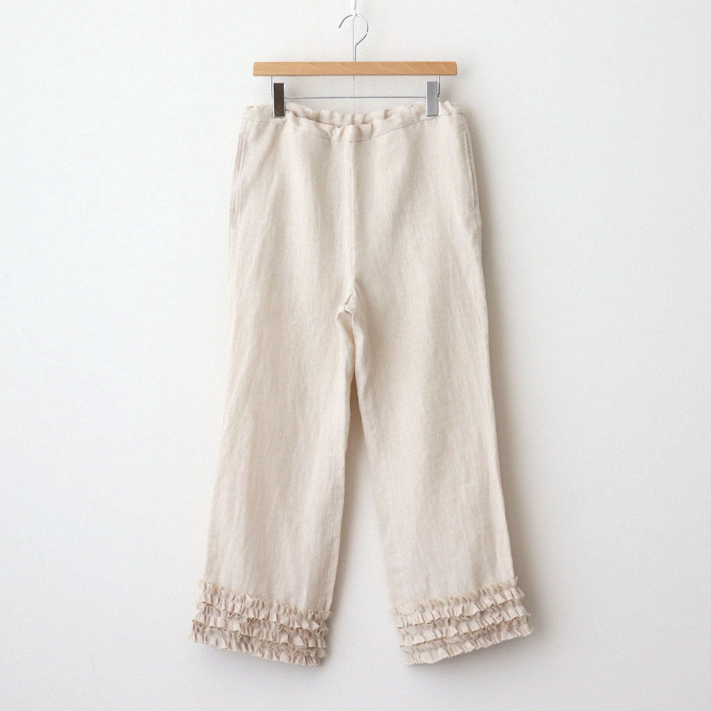FRILL DECORATION PANTS #Antique White [no.7317]