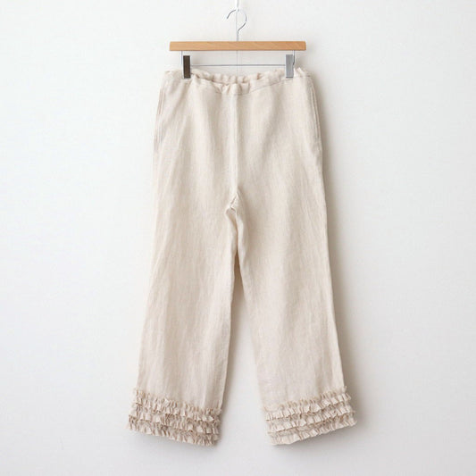 FRILL DECORATION PANTS #Antique White [no.7317]