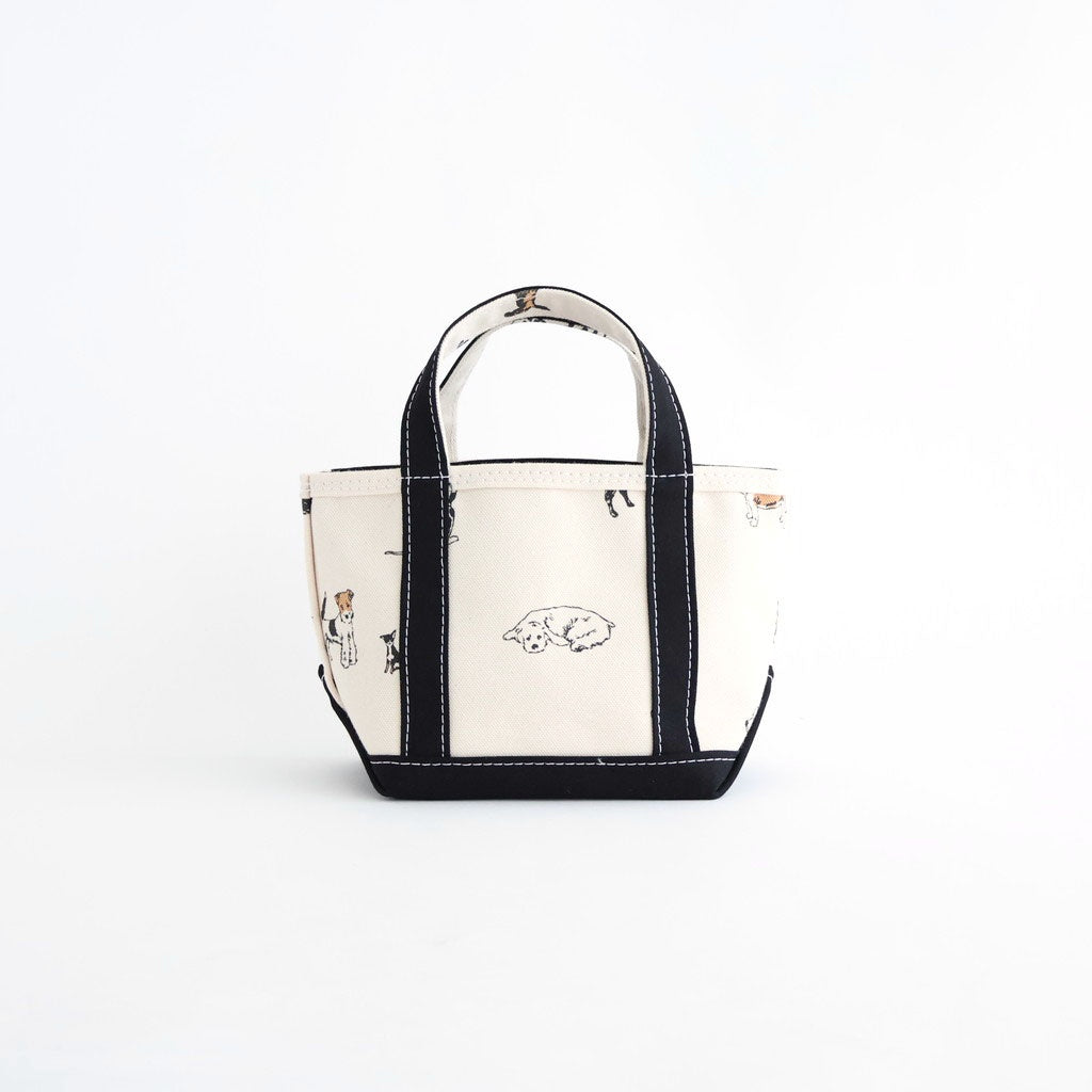 TOTE BAG MINI #DOG-1/BLACK [TMB-2225N]