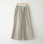 8WALE CORDUROY EASY WIDE PANTS #8200 BEIGE [GNMDS2052CR]