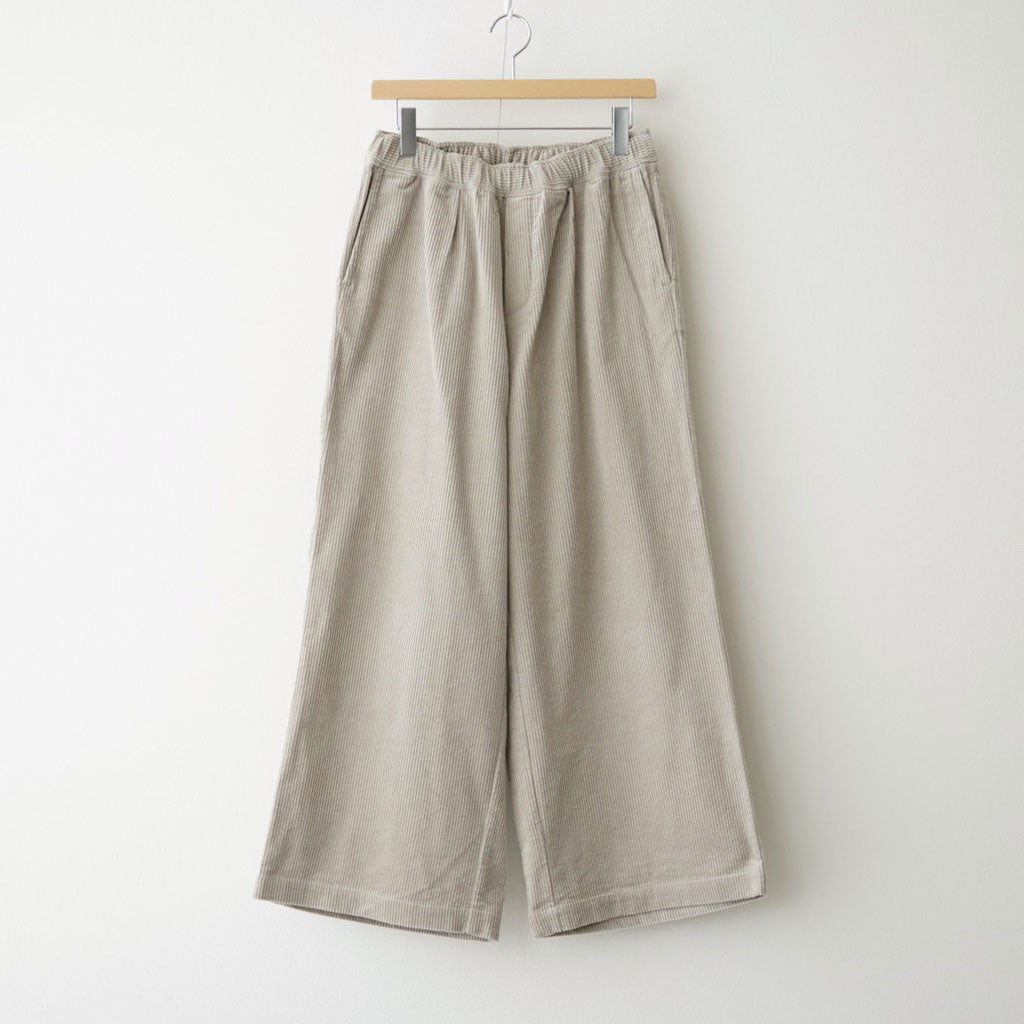 8WALE CORDUROY EASY WIDE PANTS #8200 BEIGE [GNMDS2052CR]
