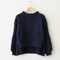 Recycled-Cotton Jumper #Navy [oni060]