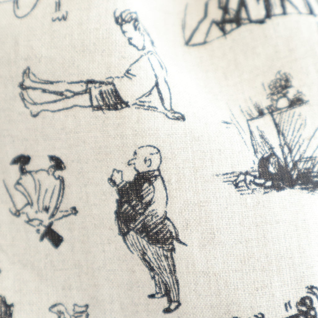 GRAFFITI DRAWSTRING BAG (L) #Flax [no.7959]