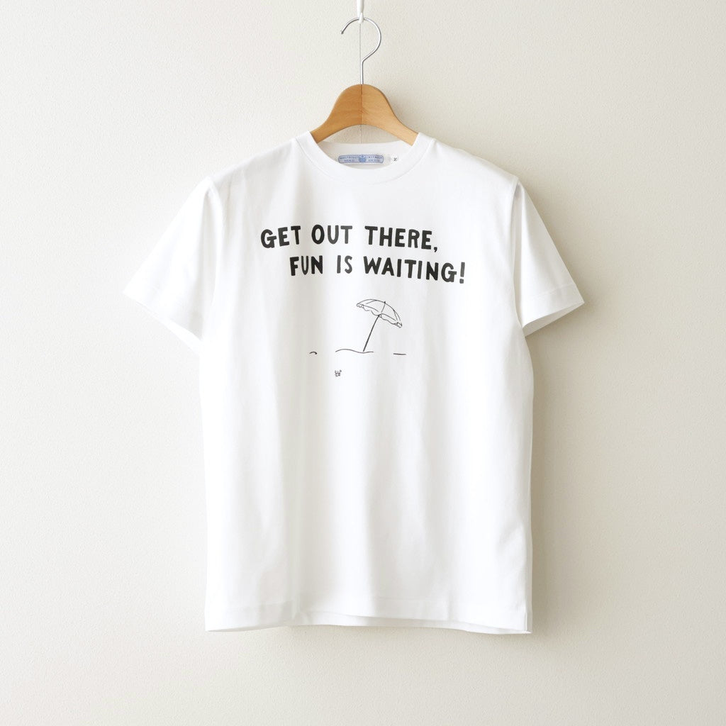 GET OUT THERE T SHIRT #White [no.8189]