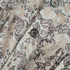 霞の空：Frilled collar blouse #pale flower [13251-10107]