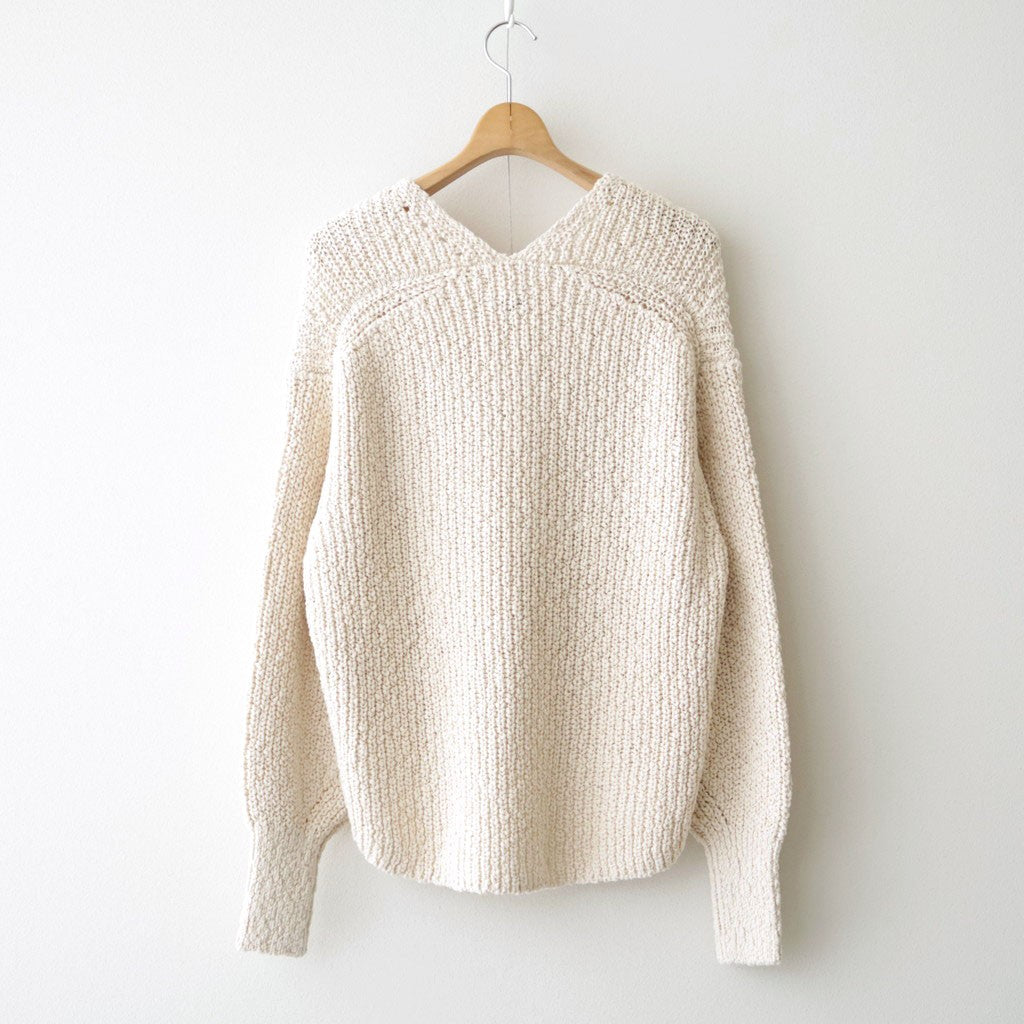 Slub bubble Jumper #Ecru [Oni064]