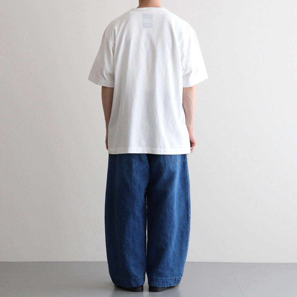 HW wide trousers #Indigo [261506]