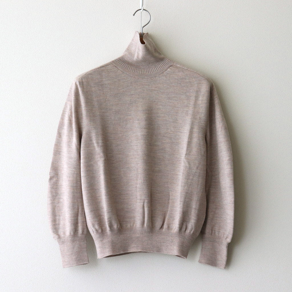 Sankayo ​​high-neck knit #Beige [242804]