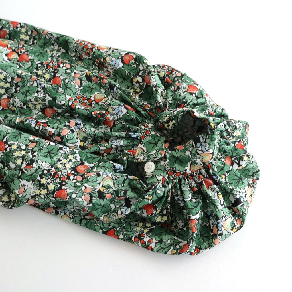 WILD BERRY FIELD LAWN GATHER SMOCK #True [no.7877]