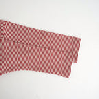 BORDER DROP SHOULDER SHIRT #Red × Off White [no.8362]