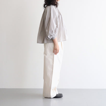 HW wide trousers #Off white [001501]