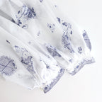 GATHER SMOCK #London Blue Willow [no.7447]