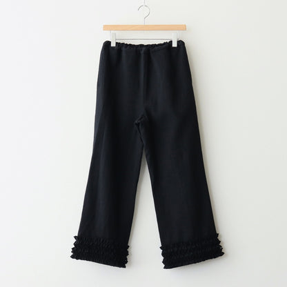 FRILL DECORATION PANTS #Black × Black [no.7132]