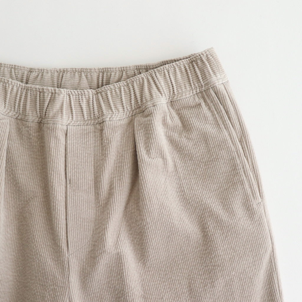 11WALE CORDUROY EASY WIDE PANTS #8200 BEIGE [GNMDS2052CP]