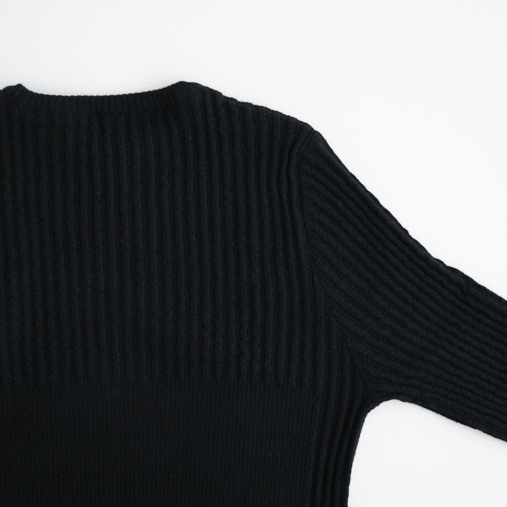 存在すること：ニットプルオーバー #black [13253-12107]