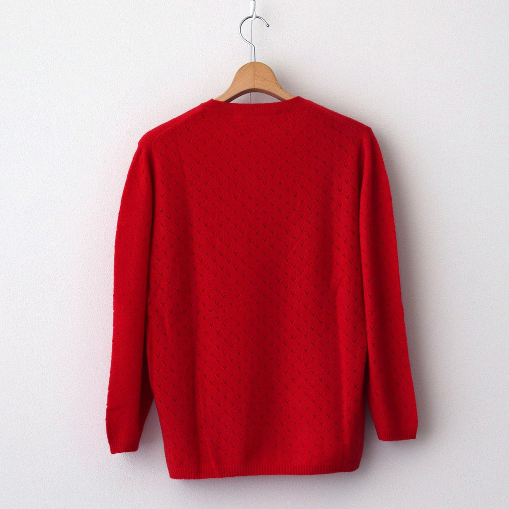 maison de montage / Chambre Pullover #red [mdm01-03]